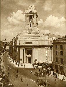 Otevření zednářského pomníku míru, Great Queen Street, Londýn, 19. července 1933, 1935. od Unbekannt
