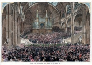 Otevření nového paláce Alexandra, Muswell Hill, 1. května 1875 od Unbekannt