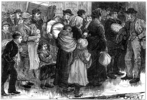 Zastavárna v Merthyr-Tydfil, Wales, 1875 od Unbekannt