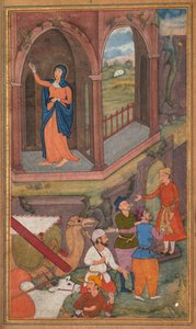 Místo Ježíšova narození, z Mirat al-quds otce Jeroma Xaviera, 1602-1604. od Unbekannt