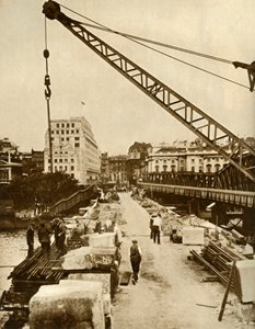 Přestavba Waterloo Bridge, Londýn, 1934, 1935. od Unbekannt