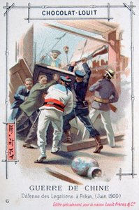 Odpor diplomatického personálu v Pekingu, Čína, povstání boxerů, červen 1900 od Unbekannt