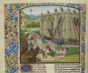 Obléhání Brestu, 1386, cca 1470-1475. od Unbekannt