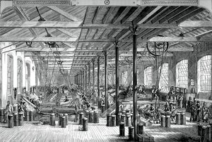 Spinning room v Shadwell rope funguje, c1880 od Unbekannt