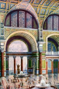 Tepidárium lázní Caracalla, Řím, Itálie, 1933-1934 od Unbekannt