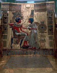 Tutanchamonův trůn, detail, egyptský, 18. dynastie od Unbekannt