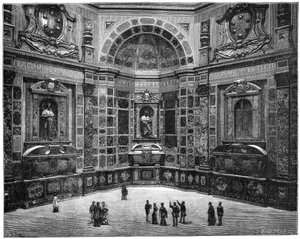 Hrobka posledního z rodu Medici, bazilika San Lorenzo, Florencie, Itálie, 1882 od Unbekannt