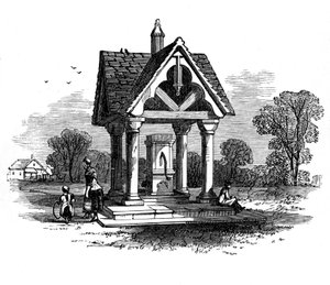 Studna na Ockley Green, Surrey, 19. století od Unbekannt