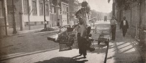 Prodejce proutěných prací, 1914 od Unbekannt