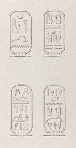 Théby: Hieroglyfy, zblízka od Unbekannt