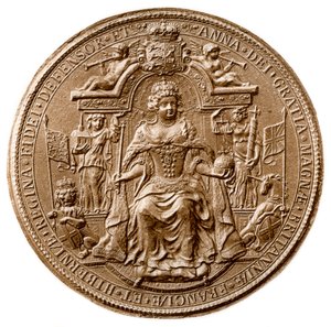 Třetí velká pečeť královny Anny, líc, 1702-1714 1906 od Unbekannt