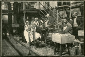 Toto je interiér jedné z carských lihovarů., 1901. od Unbekannt