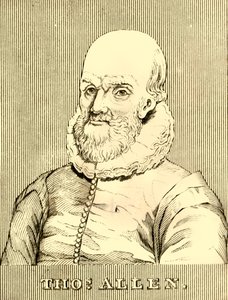 Thomas Allen, 1542-1632, 1830. od Unbekannt