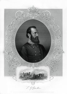 Thomas Jonathan Stonewall Jackson, generál Konfederace během americké občanské války, 1862-1867 od Unbekannt