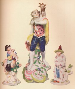 Tři čínské figurky ze sbírky Wallace Elliota, c1775 od Unbekannt