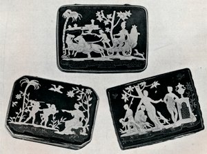 Three Pique tabatěrky, 1920. od Unbekannt