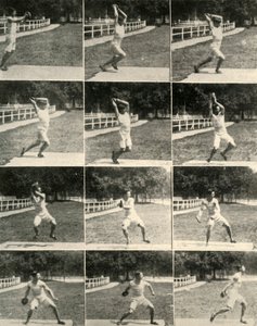 Házení disku bez otáčení, 1908. od Unbekannt