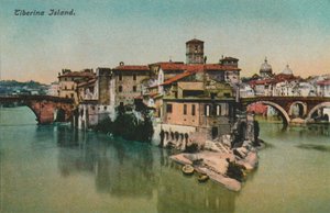 Ostrov Tiberina, 1900. od Unbekannt