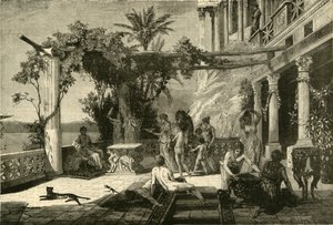 Tiberius na Capri, 1890. od Unbekannt