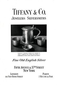 Reklama Tiffany & Co., 1937 od Unbekannt