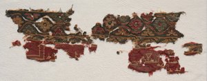 Tiraz s listovým pásem, 717-718. od Unbekannt