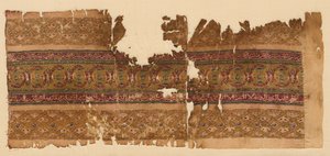 Tiraz s gilošovanými pásy, 1100s. od Unbekannt
