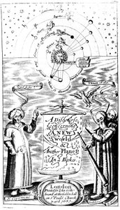 Titulní strana Rozpravy o novém světě a jiné planetě od Johna Wilkinse, 1683 od Unbekannt