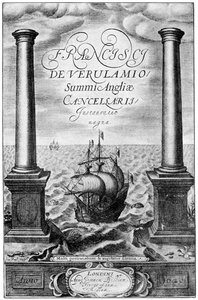 Titulní strana Francis Bacona Institutio Magna, 1620 1893 od Unbekannt