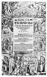 Titulní strana Coverdale Bible, 1535 1926 od Unbekannt