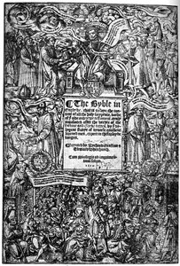 Titulní strana Velké bible, 1539, 1893 od Unbekannt