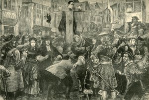 Titus Oates v pranýři, 1685, 1890. od Unbekannt