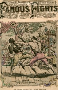 Tom Cribbs druhá bitva s Molineaux, 1811 konec 19. nebo začátek 20. století od Unbekannt