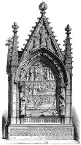Hrob Dagoberta I. 603-689, merovejského krále, Basilisque Saint-Denis, 1849 od Unbekannt