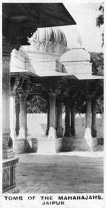 Hrobka maharajahů, Jaipur, Rádžasthán, Indie, c1925 od Unbekannt
