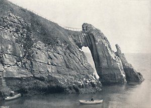 Torquay - The Natural Arch London Bridge, 1895 od Unbekannt