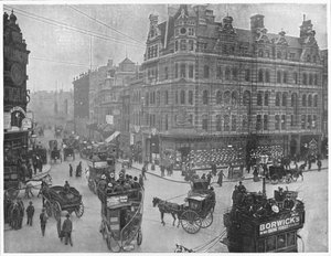 Roh Tottenham Court Road, Londýn, c1903 1903 od Unbekannt