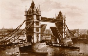 Tower Bridge, Londýn, c1910 od Unbekannt