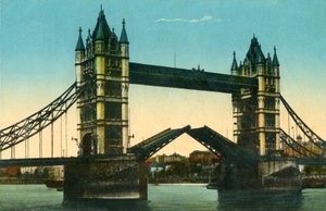 Tower Bridge, Londýn, c1910. od Unbekannt