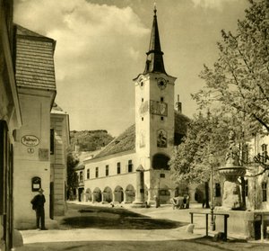 Radnice, Gumpoldskirchen, Mödling, Dolní Rakousko, c1935. od Unbekannt