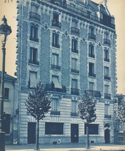 Fasáda městského domu, c. 1900. od Unbekannt