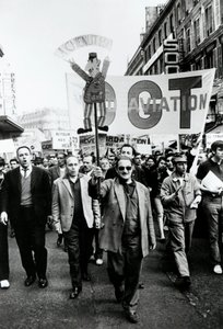 Odborový pochod, Paříž, 1968. od Unbekannt