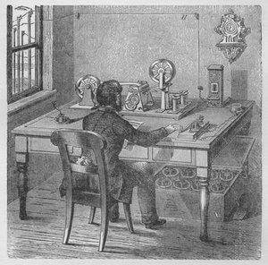Odesílání zprávy, 1894 od Unbekannt