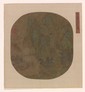 Cestování v podzimních horách, dynastie Ming nebo Qing, 1600-1725. od Unbekannt