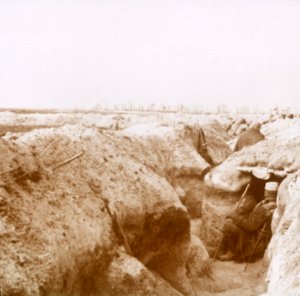 Příkopy, Champagne, severní Francie, c1914-c1918 od Unbekannt