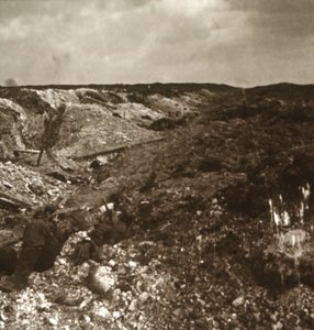 Příkopy, Somme, severní Francie, c1914-c1918 od Unbekannt