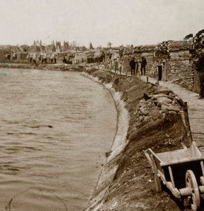 Zákopy v Nieuwpoort, Flandry, Belgie, c1914-c1918 od Unbekannt