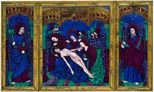 Triptych, champlevé smalt na mědi, 16. století, 1931 od Unbekannt