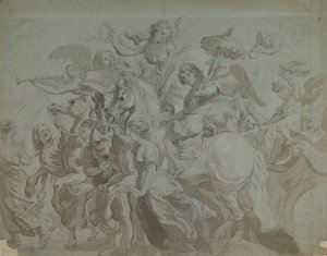 Triumf eucharistie, polovina 17. století. od Unbekannt