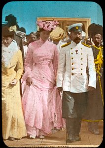 Car Nicholas II Ruska a carevna Alexandra, c1894-c1917 od Unbekannt