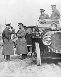 Car Nicholas II na návštěvě ruské fronty, květen 1915 od Unbekannt